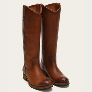 Frye Boot Melissa Button Tall- size 9- Cognac